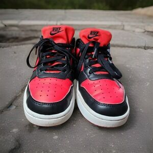 Nike Court Borough Low Recraft GS Kids University Red Black DV5456-600 Size 7Y